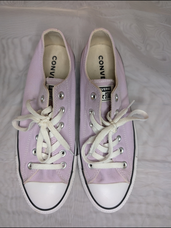 Converse Shoes - Converse Low Top Canvas Sneakers - Light Lavender